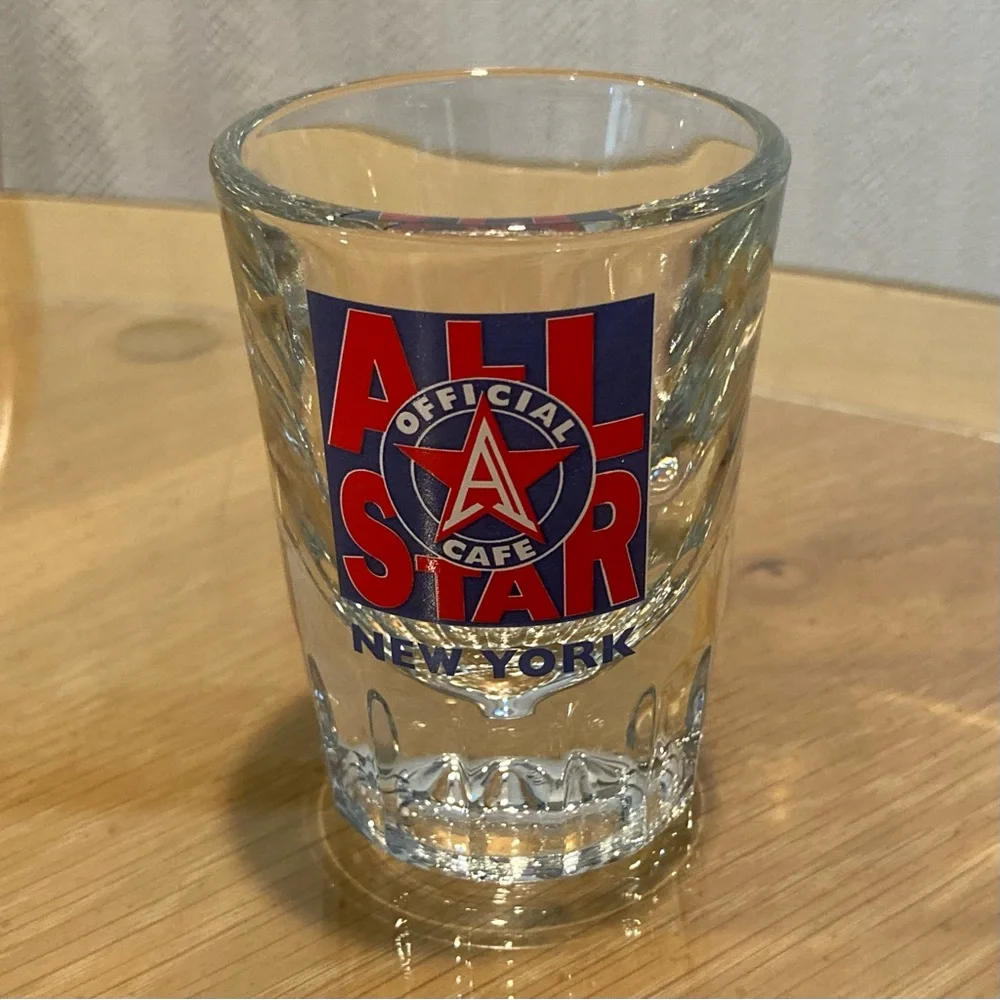Vintage All Star Cafe New York Official 3 inch Shot Glass